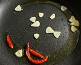 菜の花ときのこたっぷりぺぺロンチーノ風作り方2写真