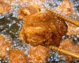 ジューシー⭐︎パリパリ鶏ももの唐揚げ作り方5写真
