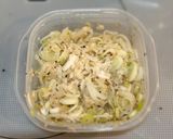 手で食べるヘルシーネギだれお豆腐おつまみ作り方1写真