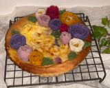 ポテトクリームのフラワーキッシュブレッド作り方16写真