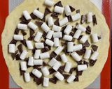 発酵不要!チョコ&マシュマロピザ♪作り方2写真