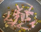 オリーブとベーコンのパスタ作り方4写真
