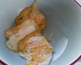 ふわふわ卵とベーコンと春菊のパスタ作り方5写真