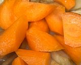 ブリ大根の煮汁を残してコク旨！根菜煮物作り方6写真