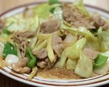 ツナとキャベツだけの回鍋肉を春雨にかけて作り方4写真