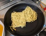 チャンポン麺の太麺で野菜たっぷり皿うどん作り方3写真