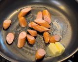 ソーセージのバターしょう油炒め作り方4写真