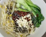 ほうとうで作る簡単油溌麺 中華式油そば作り方5写真