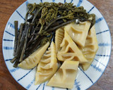 筍とわらびの煮物作り方4写真