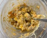 我が家の定番!たまごサンドイッチ/豆入り作り方2写真