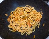 キムチ焼うどん作り方7写真