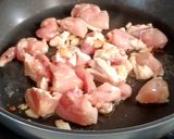 ワサビ菜と鶏もも肉の柚子胡椒炒め煮作り方5写真