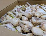 らっきょうと豚肉のピリ辛炒め作り方1写真