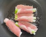 三東菜と豚ロースのスイートチリ巻き作り方3写真