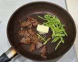 お弁当♪モロッコいんげんと生きくらげの塩昆布炒め作り方2写真