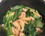 小松菜と油揚げの煮びたし作り方6写真
