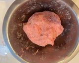 ゴボウのひき肉包み焼き、焼そばソースを使って作り方2写真