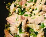 たっぷり葱と鶏肉のあっさり炒め作り方2写真