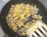梅おかかで食べる♪納豆チャーハン作り方3写真