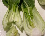 青梗菜とベーコンの炒め物作り方1写真