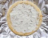 簡単ランチ!温泉卵と海苔の佃煮の納豆ピザ作り方3写真