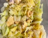 レンジで煮浸し⭐︎キャベツ油揚げハム⭐︎洋風作り方5写真