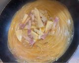 ワンパン絶品🤩筍とベーコンのオイルパスタ作り方4写真