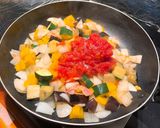 夏野菜たっぷり冷製ラタトゥイユパスタ作り方5写真