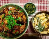 BBQ風ソースで！ナスとひき肉の甘辛丼作り方10写真