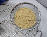 しらすの梅昆布茶冷製パスタ作り方1写真