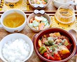【ひき肉とじゃがいものトマト煮込み】作り方6写真