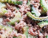 冷凍ゴーヤ☆簡単☆挽肉ゴーヤチャンプル風作り方5写真