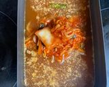 節約キャンプ飯！キムチで簡単！キムチうどん！作り方2写真
