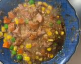 レンジ簡単中華風ロコモコ味オムライス弁当作り方6写真