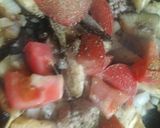 【茄子と挽き肉🍝】生トマトミートパスタ🇮🇹簡単🍆🍅作り方3写真