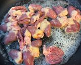 若鶏ハツのガーリックバター炒め作り方3写真