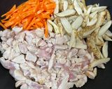 鶏とごぼうの簡単炒め煮作り方3写真