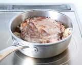 ホロホロお肉で【煮込みビーフタコス】作り方2写真