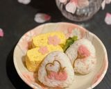 桜の花の塩漬けの混ぜご飯❀おにぎり作り方5写真