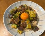 やみつき！カツオのタタキのポキ丼作り方5写真