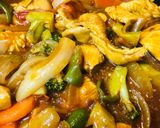鶏肉とブロッコリーの茎までチーズカレー作り方3写真