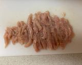 鶏胸肉のマヨカレースティックフライ作り方1写真