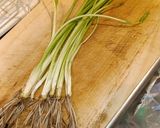 せり蕎麦（根っこ付き）作り方1写真