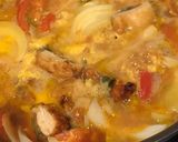 残り物レシピ！唐揚げ卵丼✨作り方7写真