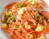 じゃがいもと魚肉ソーセージでナポリタン風作り方7写真