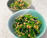 ほうれん草と納豆と焼き海苔の和え物作り方6写真