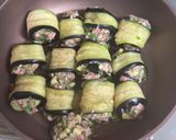 茄子の甘辛つくね巻き作り方6写真