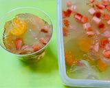 ＊イチゴとみかんの寒天＊作り方3写真