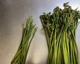 最速アク抜き〜味つけ　わらびのおひたし作り方2写真