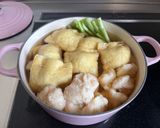 さつまいもチーズの芋もち巾着作り方6写真